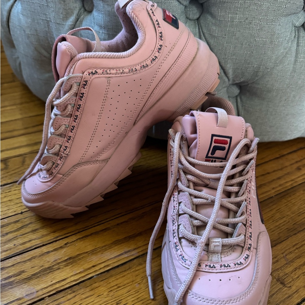 Fila Blush Pink Athletic Shoes View 5